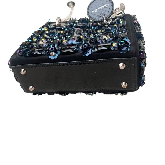 Dior Mini Lady Dior Python Limited Edition beaded swarovski bag - Picture 8 of 16